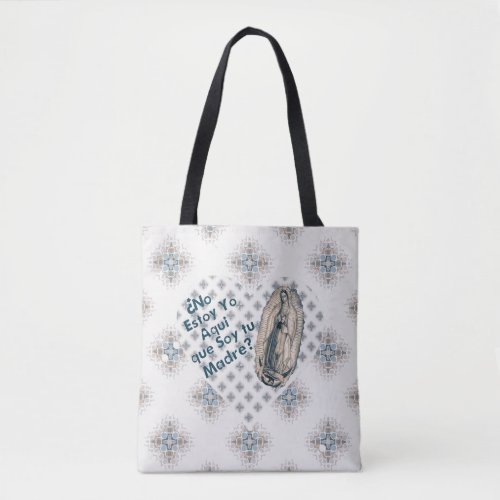 Spanish Our Lady of Guadalupe Virgin Mary Catholic Tote Bag