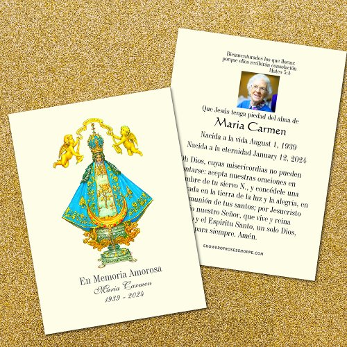 Spanish Our Lady of San Juan Funeral Memorial Holy