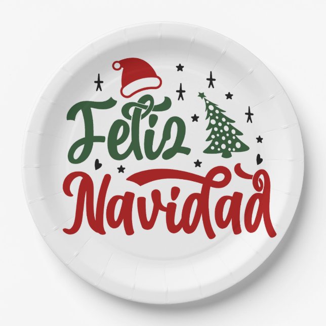 Spanish Paper Plates  (Front)