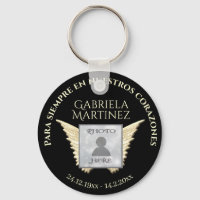 Spanish Para siempre in nuestros corazones Keychain