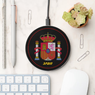 Spanish Party Wireless charger, Spain Coat of Arms