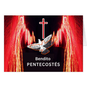 Spanish Pentecost Bendito Pentecostés Dove Cards