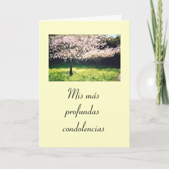 SpanishPesame /Sympathy Card