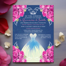 SPANISH PINK & BLUE QUINCEAÑERA |