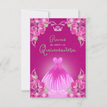 SPANISH PINK ROSES QUINCEAÑERA |