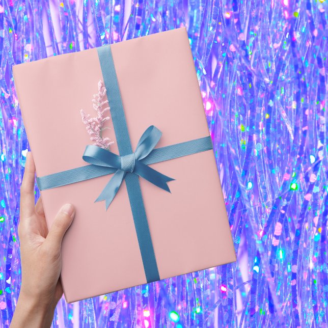 Spanish Pink Solid Color Wrapping Paper (Creator Uploaded)