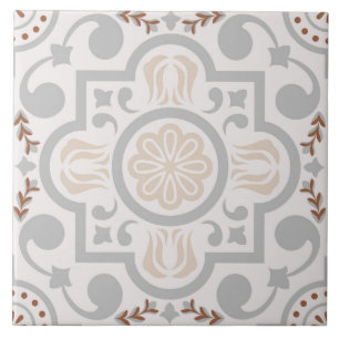 Spanish Portuguese Boho  Ceramic Tile