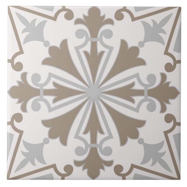 Spanish Portuguese Boho  Ceramic Tile (Front)