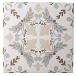 Spanish Portuguese Boho Ceramic Tile