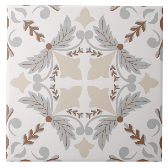 Spanish Portuguese Boho  Ceramic Tile (Front)