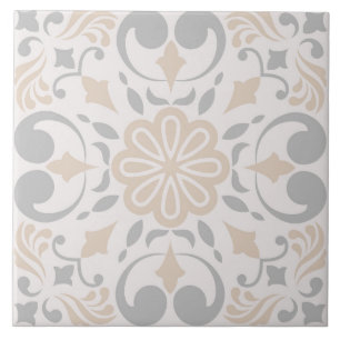 Spanish Portuguese Boho Ceramic Tile