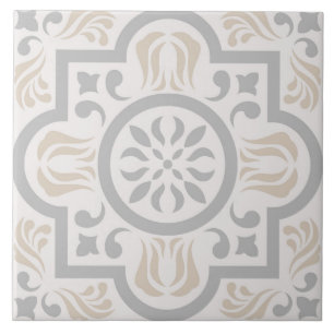 Spanish Portuguese Boho Ceramic Tile
