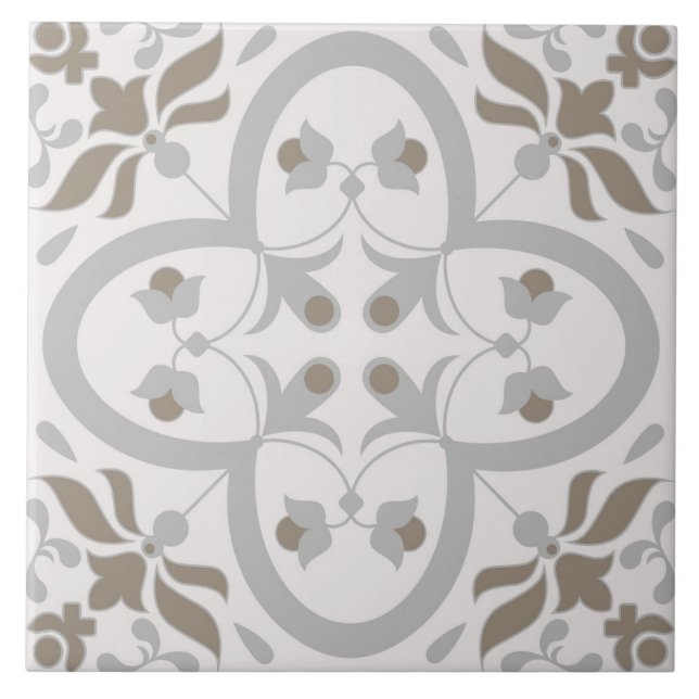 Spanish Portuguese Boho  Ceramic Tile (Front)