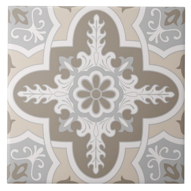 Spanish Portuguese Boho  Ceramic Tile (Front)