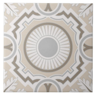 Spanish Portuguese Boho Ceramic Tile