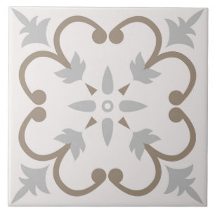 Spanish Portuguese Boho Ceramic Tile