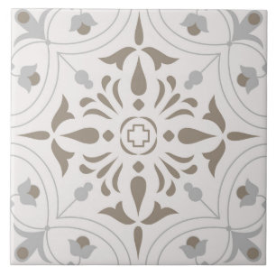 Spanish Portuguese Boho Ceramic Tile