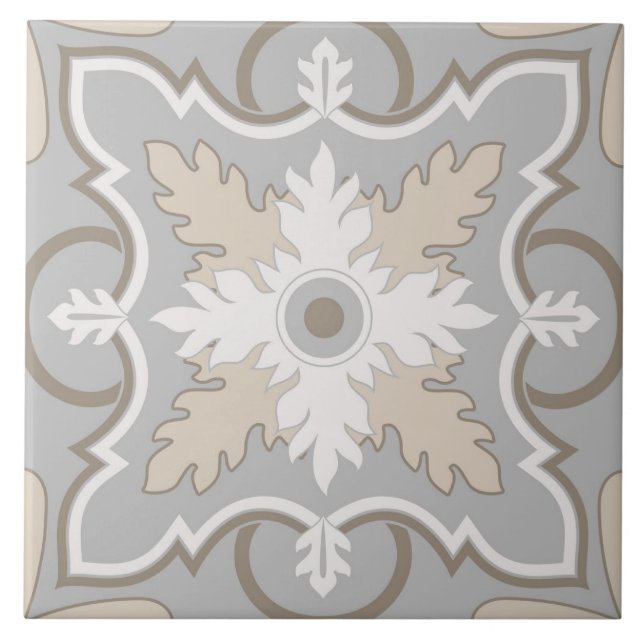 Spanish Portuguese Boho  Ceramic Tile (Front)