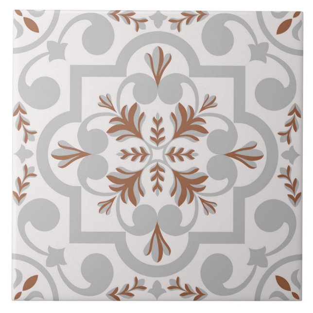 Spanish Portuguese Boho  Ceramic Tile (Front)