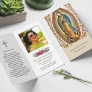 Spanish Prayer Cards Our Lady of Guadalupe Folding