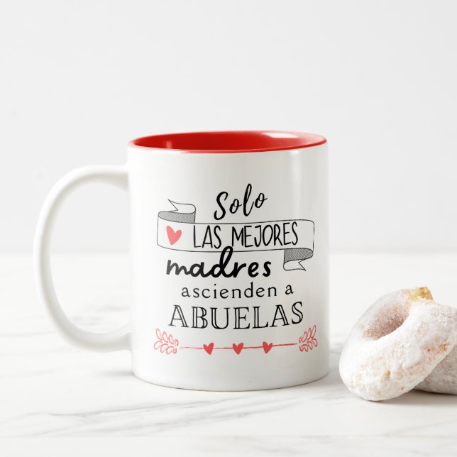 Spanish Promoted to Grandma / Abuela Mug (With Donut)