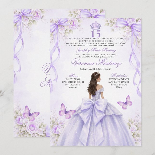 purple dress in spanish Piedad