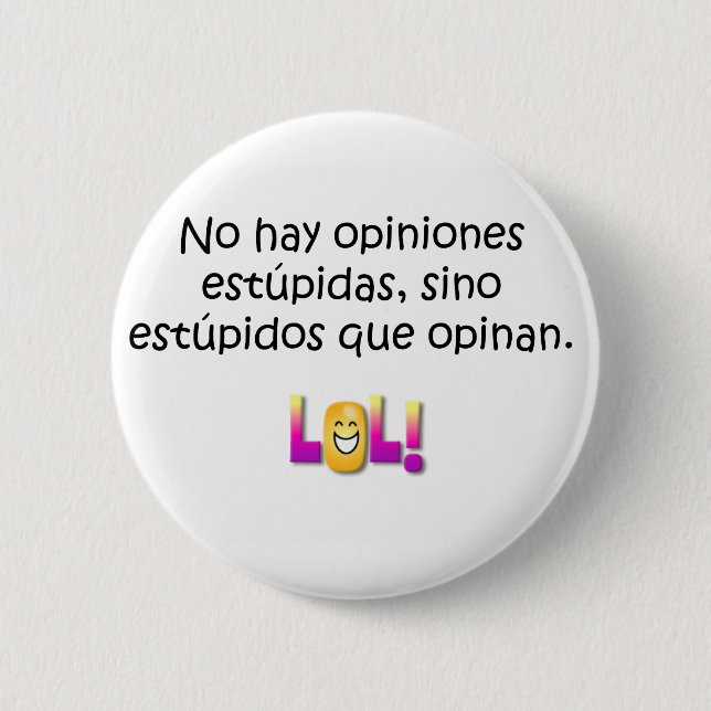 Spanish Quotes Button (Front)