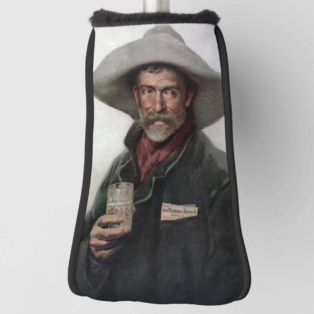 Spanish Ranchero Cowboy in Old West Saloon Golf Head Cover (Rotate 90)