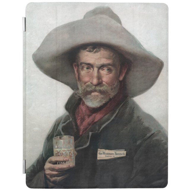 Spanish Ranchero Cowboy in Old West Saloon iPad Smart Cover (Front)