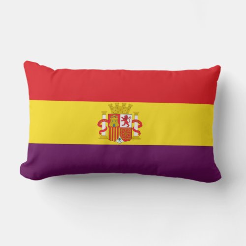 Spanish Republican Flag _ Bandera Repblica Espaa Lumbar Pillow