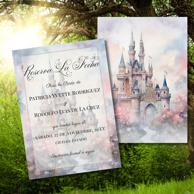 Spanish Reserva La Fecha Fairy Tale Wedding Save The Date (Creator Uploaded)