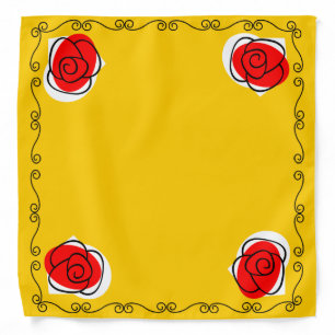Spanish Rose 4 Corners bandana