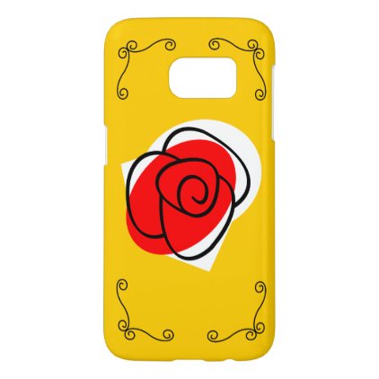 Spanish Rose Corners Samsung Galaxy S7 case