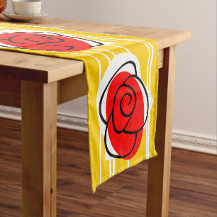 Spanish Rose table runner 14 x 72