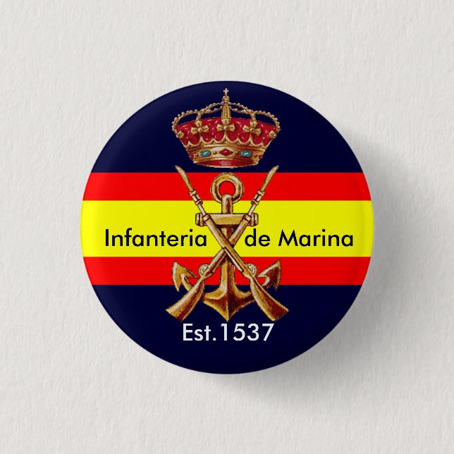 Spanish Royal Marines Button (Front)