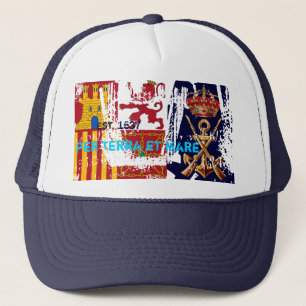 Spanish Royal Marines Old Salty Motto Trucker Hat