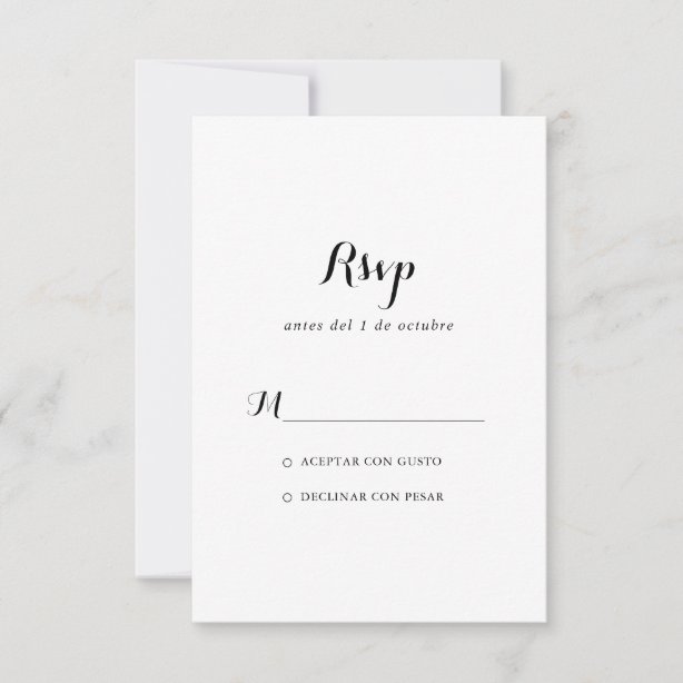 rsvp in spanish