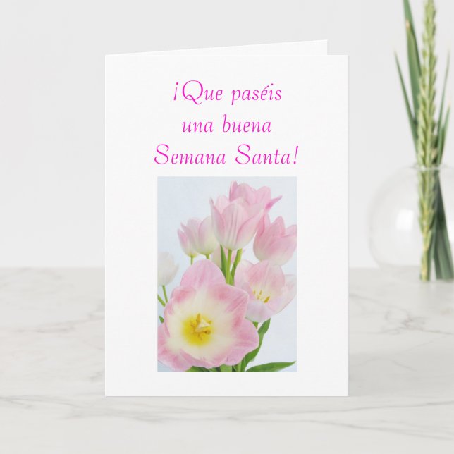 Spanish:Semana Santa/Easter Holiday Card (Front)