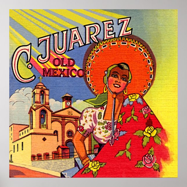 Spanish Senorita from Cuidad Juarez Poster (Front)