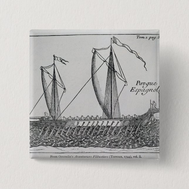 Spanish Ship' Button (Front)