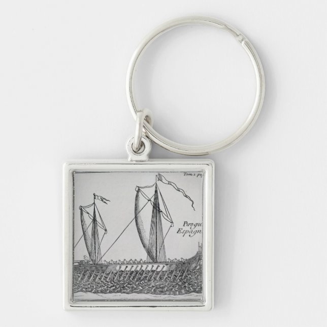 Spanish Ship' Keychain (Front)