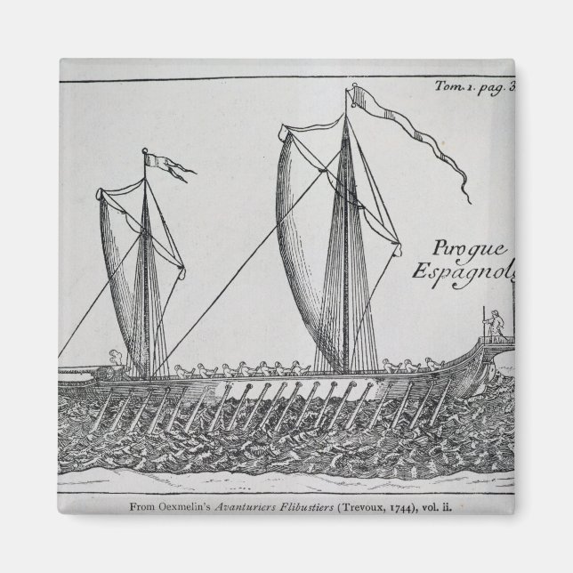 Spanish Ship' Magnet (Front)