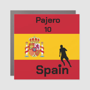 Spanish Soccer, customizable Car Magnet