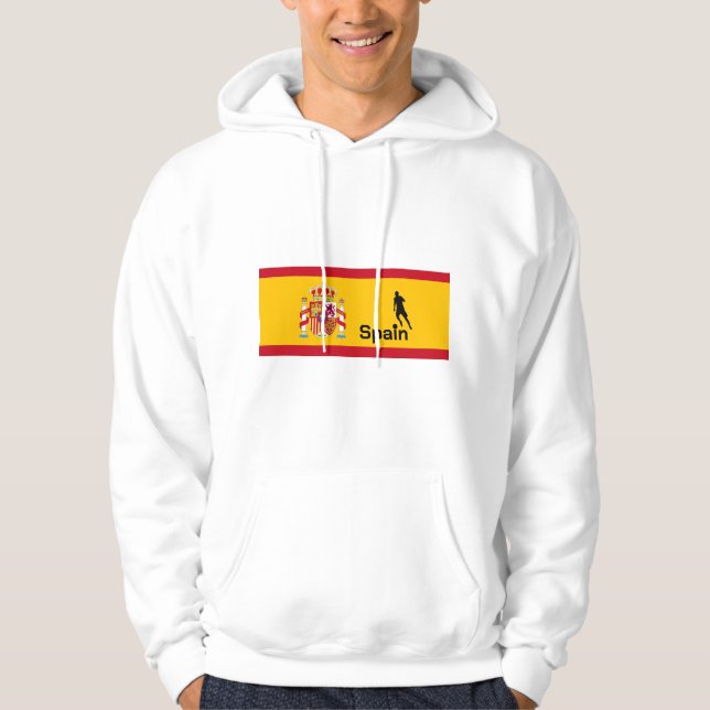 Spanish Soccer, customizable  Hoodie (Front)