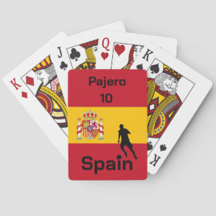 Spanish Soccer, customizable Poker Cards