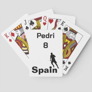 Spanish Soccer, customizable Poker Cards