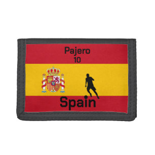 Spanish Soccer, customizable Tri-fold Wallet