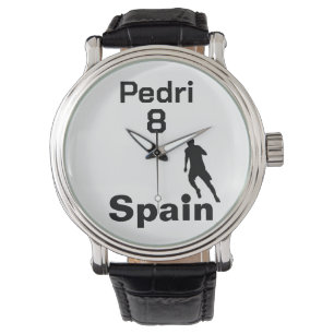 Spanish Soccer, customizable Watch