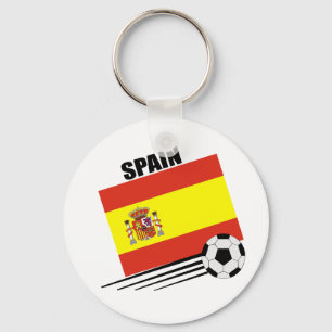 Spanish Soccer Team Keychain