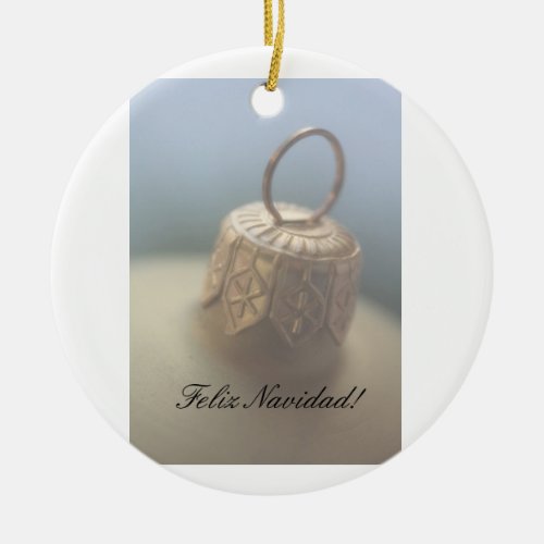 spanish soft focus christmas ornament